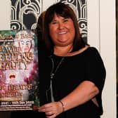 Lynne Scott at the Kings Theatre in Kirkcaldy where she met the cast and crew from Ya Wee Sleeping Beauty. Pic Scott Louden.