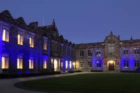 St Salvator's is just one of the buildings across Scotland which is taking part in Purple Day