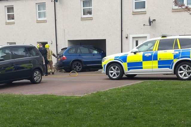 Family 'left homelsss' after car crashes into Fife house