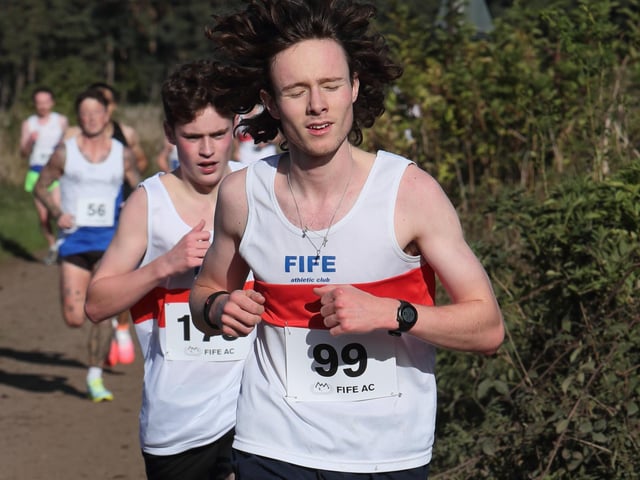 Fife Athletic Club’s Marcus Macfarlane was 18th in their 2026 Giffordtown 5K near Ladybank on Sunday in 16:37 (Photo: Pete Bracegirdle)