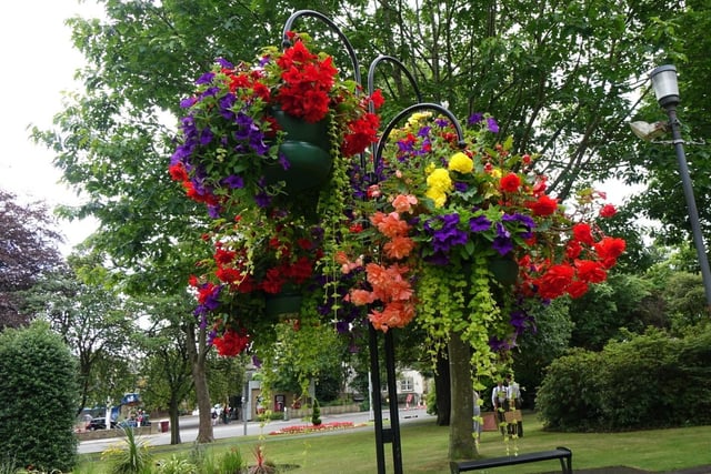 The efforts of volunteers really brighten up the town.