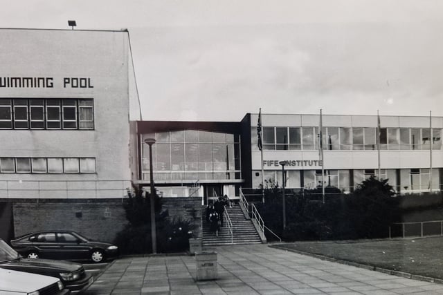 Generations of Fifers climbed these steps into the old Fife Institute in Glenrothes - now demolished and replaced with the Michael Woods Sports Centre