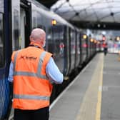 RMT members such as station staff and train conductors are due to strike on Monday, October 10. Picture: John Devlin