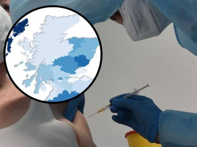 Coronavirus in Scotland: interactive map shows vaccination rates across the country