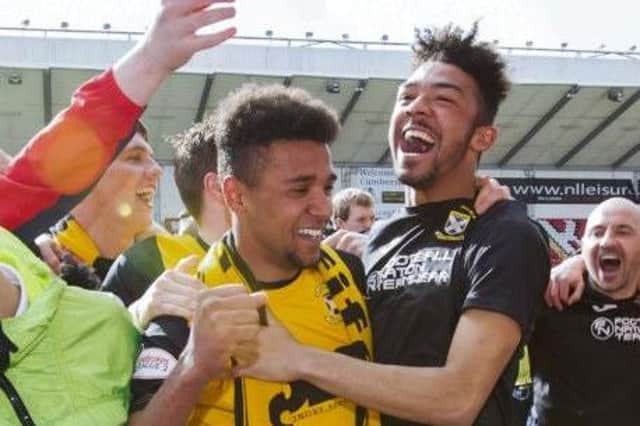 Nathan Austin, part of the League Two winning side, has returned to East Fife on loan.