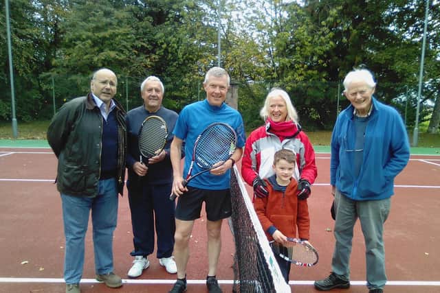 Willie Rennie at Falkland Tennis Club