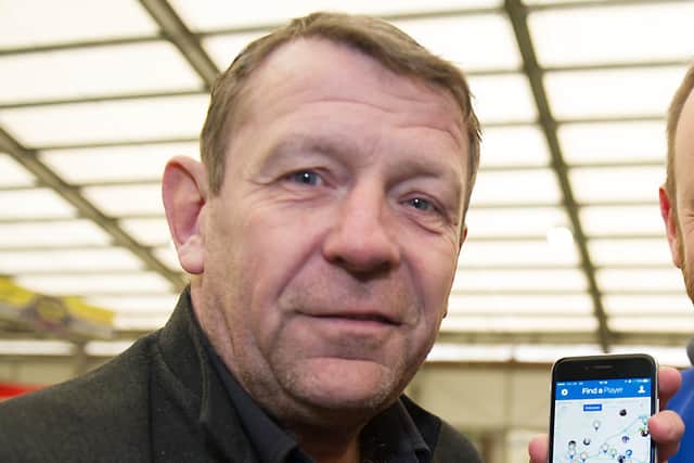 Andy Goram passed away at the weekend. Pic by John Devlin