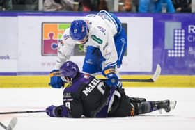 A cross check from Fife Flyers' forward Ryan Foss (Pic: Al Goold)