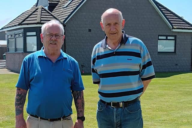 Malcolm Hodgson and David Mowatt have been recognised for their hard-work by the Commonwealth War Graves Commission
