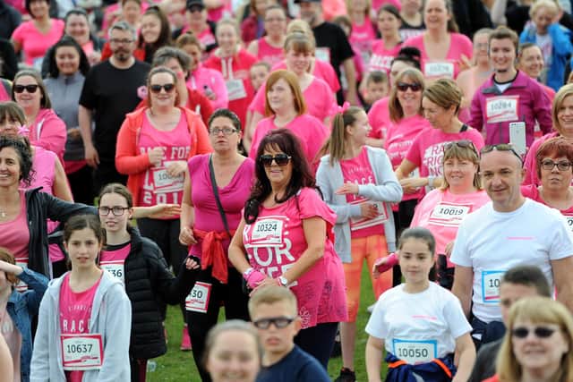 Race for Life 2019 at Beveridge Park, Kirkcaldy (Pic: Fife Photo Agency)