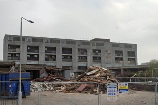 Demolition work to raze the former Glenwood Centre (Pic: Submitted)