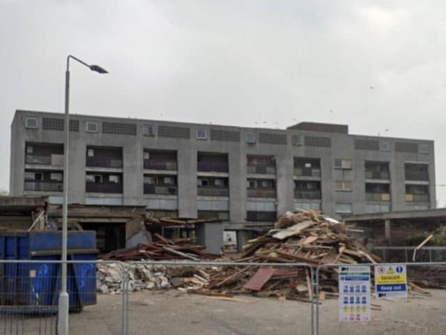 Demolition work to raze the former Glenwood Centre (Pic: Submitted)