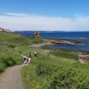 The stunning view on Fife Coastal Path looking along to Seafield and the waterfront in Kirkcaldy (Pic: Allan Crow)