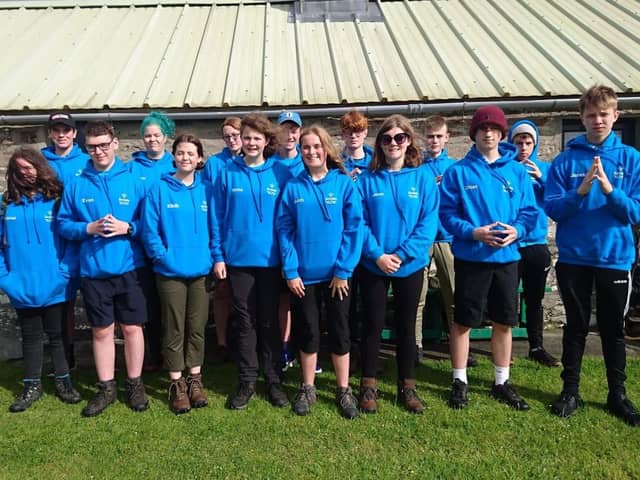 The Cupar Explorer Scouts who enjoyed a packed programme of adventures at their summer camp in Orkney.