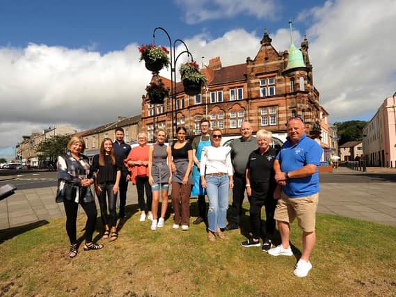 Some of the business owners who are taking part following the successful summer event - Poison hair, the roasting project , Olive tree cafe, Sinclair fish, Novellis,  Tom Courts Butcher, Pretty presents and  The hardware store (Pic: Fife Photo Agency)