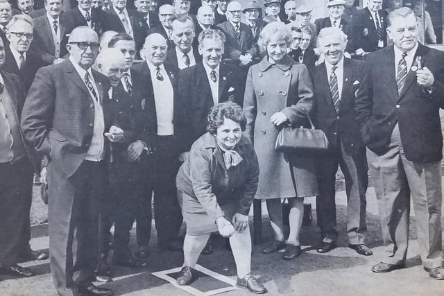 May 1973. The season gets underway at Kirkcaldy’s Victoria Bowling Club with the first jack rolled by Mrs William Berry, wife of the club president.