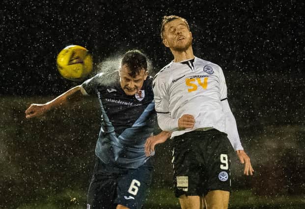 Raith captain Kyle Benedictus (left) has declared himself fit to return to first team action. (Pic: Ross MacDonald/SNS Group)