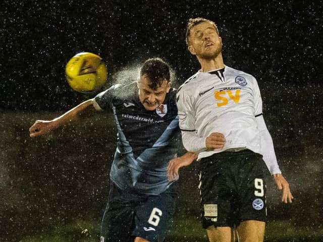 Raith captain Kyle Benedictus (left) has declared himself fit to return to first team action. (Pic: Ross MacDonald/SNS Group)