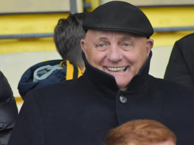 Dick Campbell takes in East Fife's 1-1 home league draw against Stenhousemuir last Saturday (Pic Kenny Mackay)
