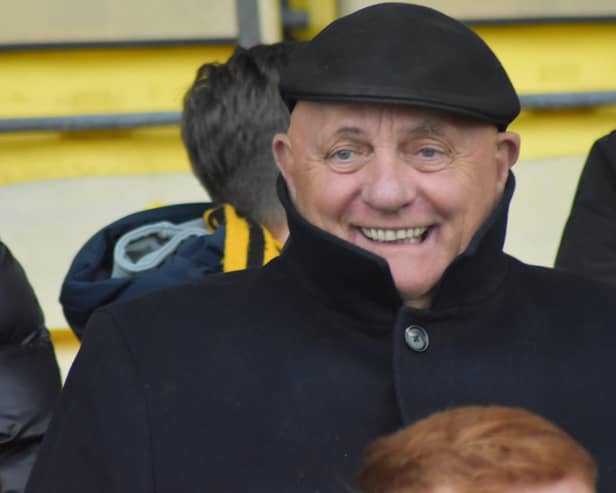 Dick Campbell takes in East Fife's 1-1 home league draw against Stenhousemuir last Saturday (Pic Kenny Mackay)