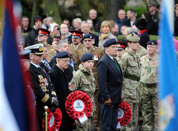 The last Remembrance Day Service in Kirkcaldy was held in 2019.  Pic: Fife Photo Agency