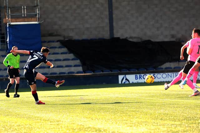 Connolly scores against Inverness. (Pic: Fife Photo Agency)