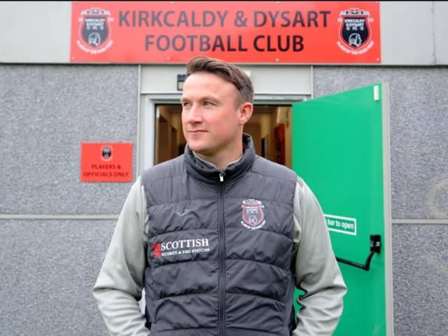 Kirkcaldy & Dysart manager Craig Ness's side were defeated on Saturday