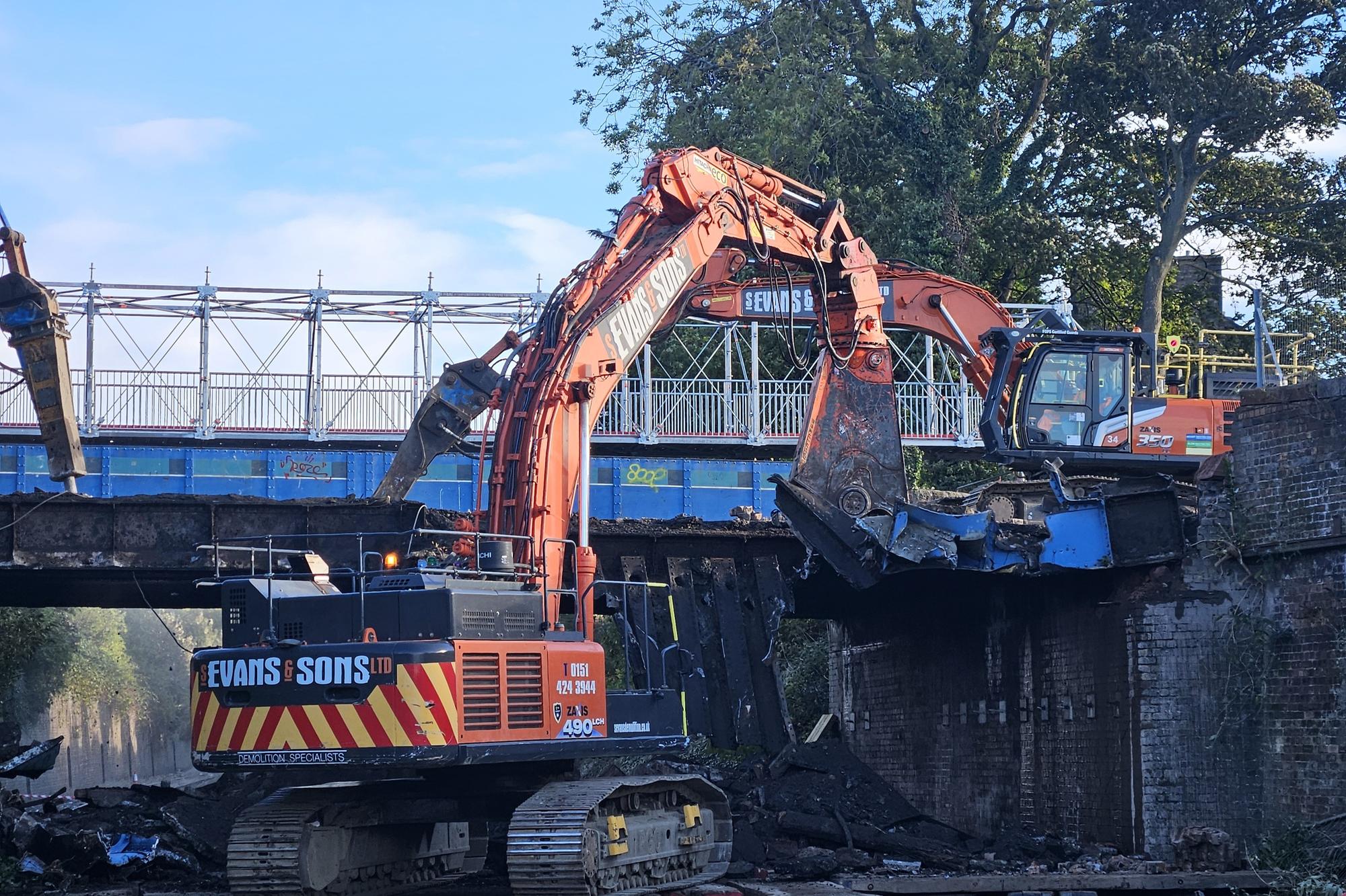 Fife rail line closure: work on schedule as next bridge set to be ...