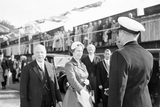 The Queen's tour of the Kingdom in June 1958 also saw her visit Newport.