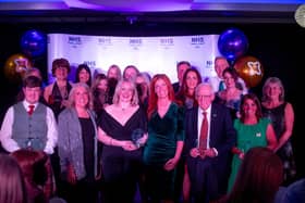 Award winners pictured at the Dean Park Hotel, Kirkcaldy (Pic: NHS Fife)