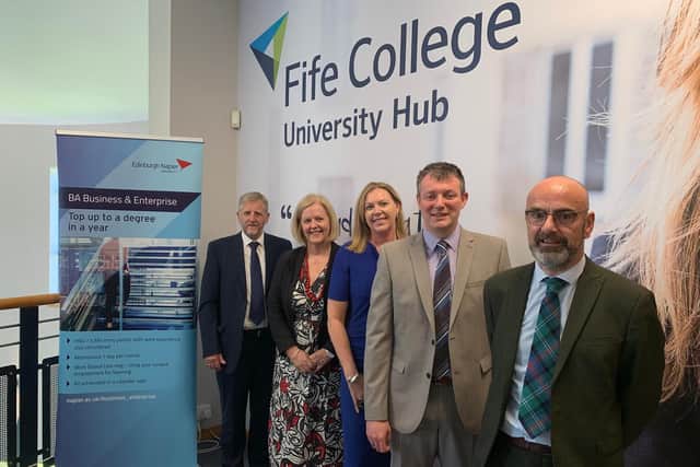 Local businesses will have an opportunity to upskill their workforce this January, with the launch of a BA Business and Enterprise degree programme at Fife College University Hub.
