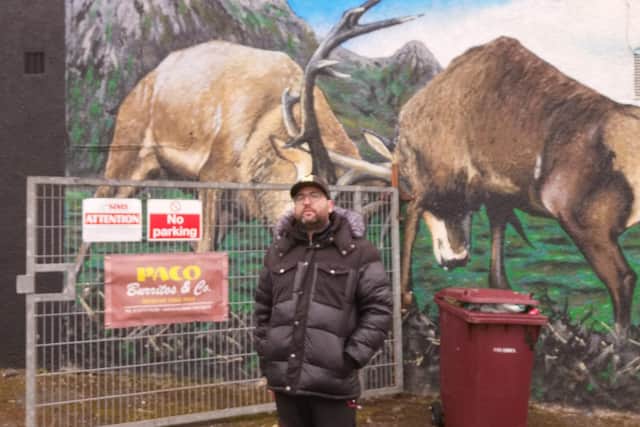 Francesco Arcobelli is pictured outside the Kirk Inn in Milton Road, Kirkcaldy where his new takeaway is operating from.