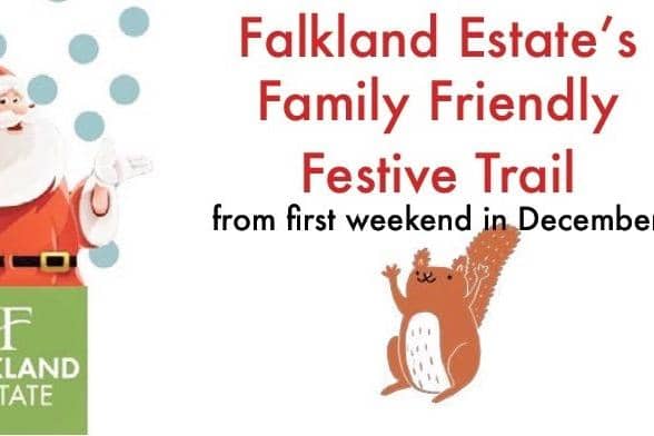 Falkland's family festive trail poster
