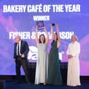 Fisher & Donaldson win Bakery Cafe of the Year awards from both the judges and the customer choice.