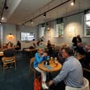 Inside the Spinning Top - the renamed, new look cafe/bar
