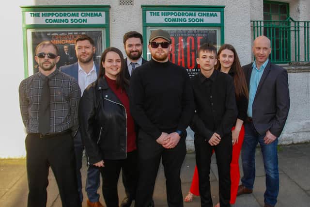The team behind RAGE, from left David Penman, Barry Smith, Lara Fullerton, Anthony Gibson, Gary Wales, Bailey Penman, Michaela Sweeney and Paul Lapsley.  Pic: Scott Louden