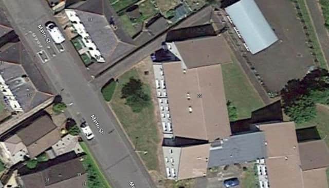Satellite view of the site. The small hut behind Wilson Bruce Court may be demolished. (Google Maps)