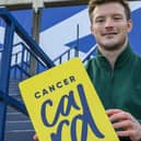 Scottish rugby international George Horne at Edinburgh's Murrayfield Stadium after being appointed as Cancer Card's first patron (Photo: Malcolm Mackenzie)