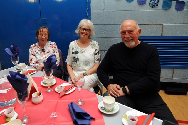 Time for teas at Kinghorn Community Centre.
