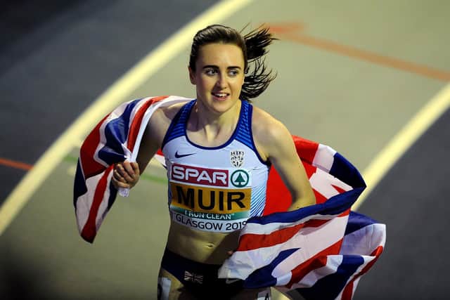 Laura Muir has been selected for the British team. Pic by Michael Gillen