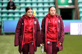 Twins Jessica Husband (left) and Erin Husband both currently play for SWPL1 side Hearts (Photo: Heart of Midlothian FC)