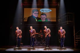 The Four Seasons on stage in Jersey Boys | Pic Contributed