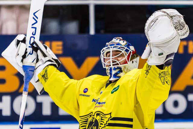 Blake Pietila leads the post game celebrations | Pic Derek Young