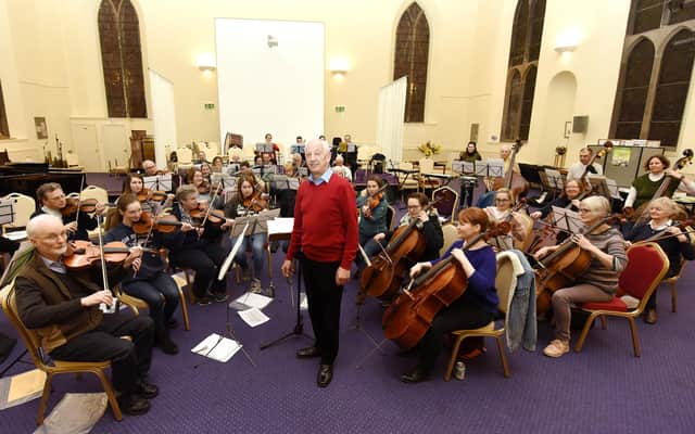 Kirkcaldy Orchestral Society, led by Graeme Wilson, are set to perform a concert in the Old Kirk. Pic: Fife Photo Agency.