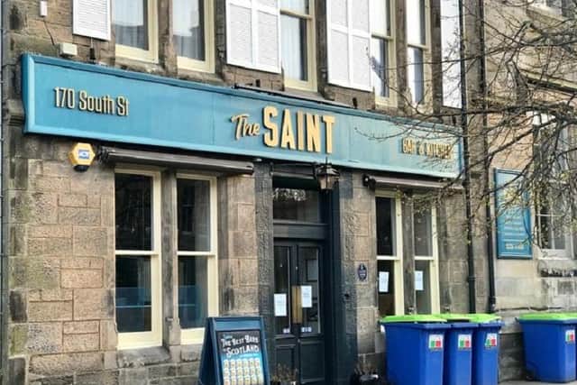 The Saint pub in St Andrews