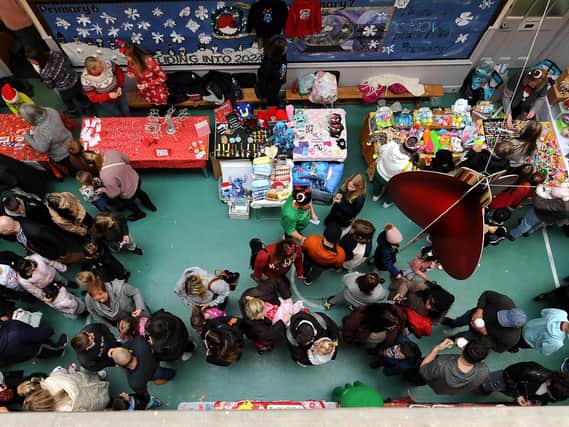 The festive fayre at Kirkcaldy North Primary was well attended on Saturday.