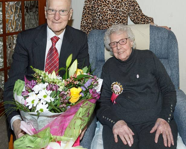 Kay McLeod celebrated her 100th birthday on Friday, April 19 (Pic: Andrew Beveridge)