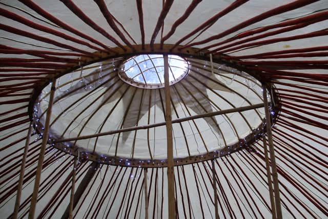 The yurt will be used to  give the children shelter