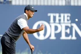 Tiger Woods hopes to be in Fife next summer to compete at the 150th Open Championship. Pic by Michael Gillen.