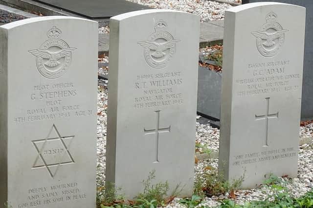 The cemetery in Montfoort where Sgt Adam is laid to rest.